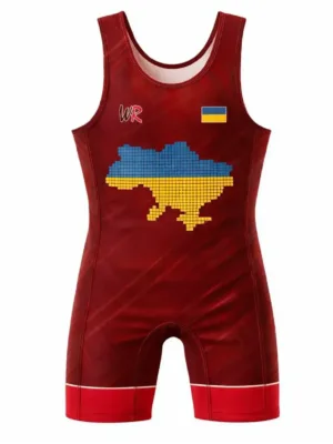 Трико борцівське “МАПА” червоне