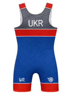 Трико борцівське “UKR-team” червоне
