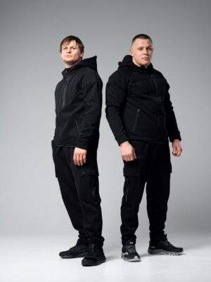 УТЕПЛЕНИЙ КОСТЮМ З БОКОВИМИ КАРМАНАМИ НА ШТАНАХ